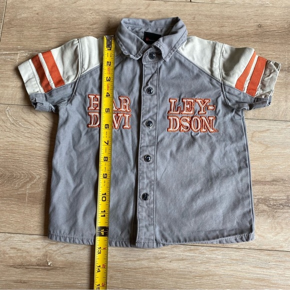 Vintage Harley Davidson button up shirt garage style biker shirt 18 months - Picture 7 of 7